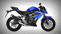 Kawasaki Z125 2019 2 motorbike A4 Photo Print