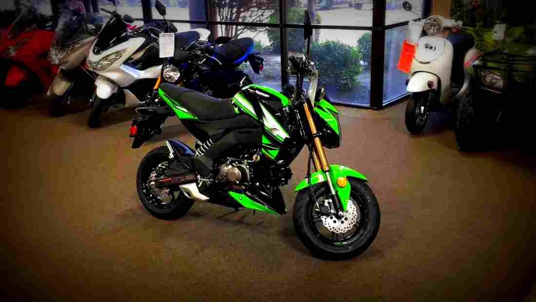 Kawasaki Z125 Pro KRT Edition 2018 1 motorbike A4 Photo Print