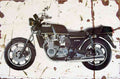 Kawasaki Z1300 1978 Aged A4 Photo Print
