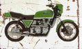 Kawasaki Z1300 1984 Aged Vintage A4 Photo Print
