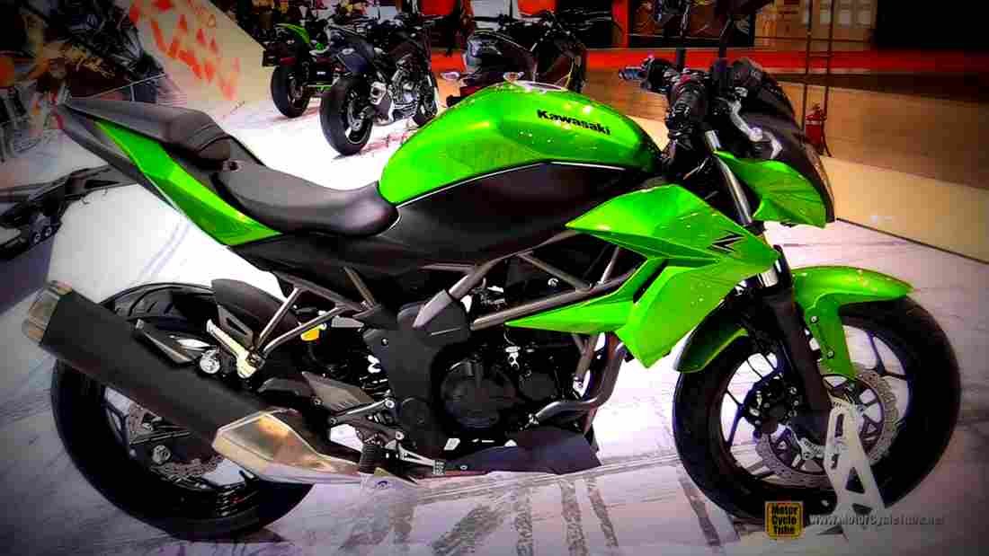 Kawasaki Z250SL 2017 2 motorbike A4 Photo Print