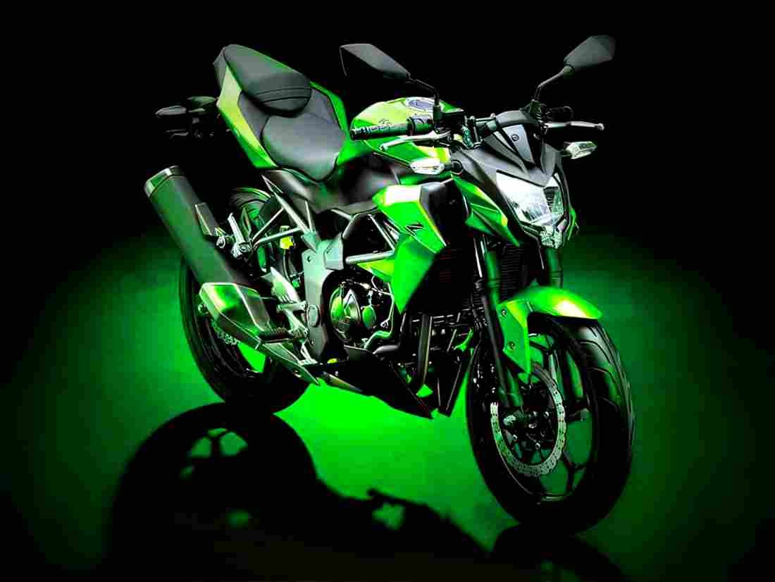 Kawasaki Z250SL 2017 3 motorbike A4 Photo Print