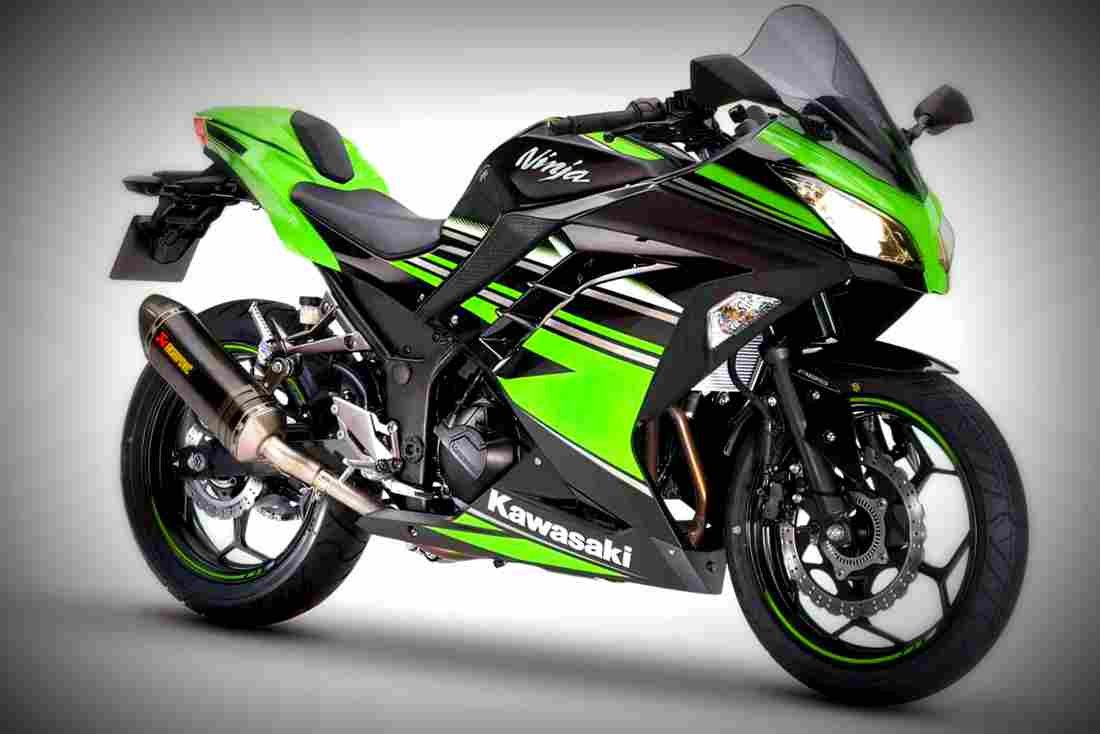 Kawasaki Z300 Performance 2017 4 motorbike A4 Photo Print