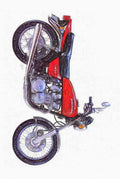 Kawasaki Z650 1977ed A4 Photo Print