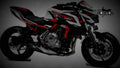 Kawasaki Z650 2019 3 motorbike A4 Photo Print