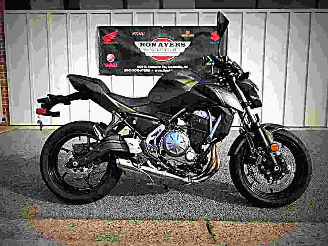 Kawasaki Z650 ABS 2018 2 motorbike A4 Photo Print