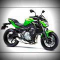 Kawasaki Z650 ABS 2018 4 motorbike A4 Photo Print