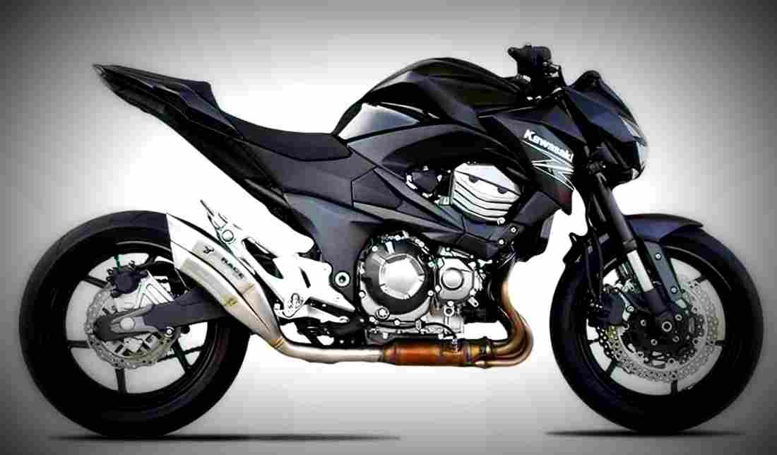 Kawasaki Z7 Z7 4 motorbike A4 Photo Print