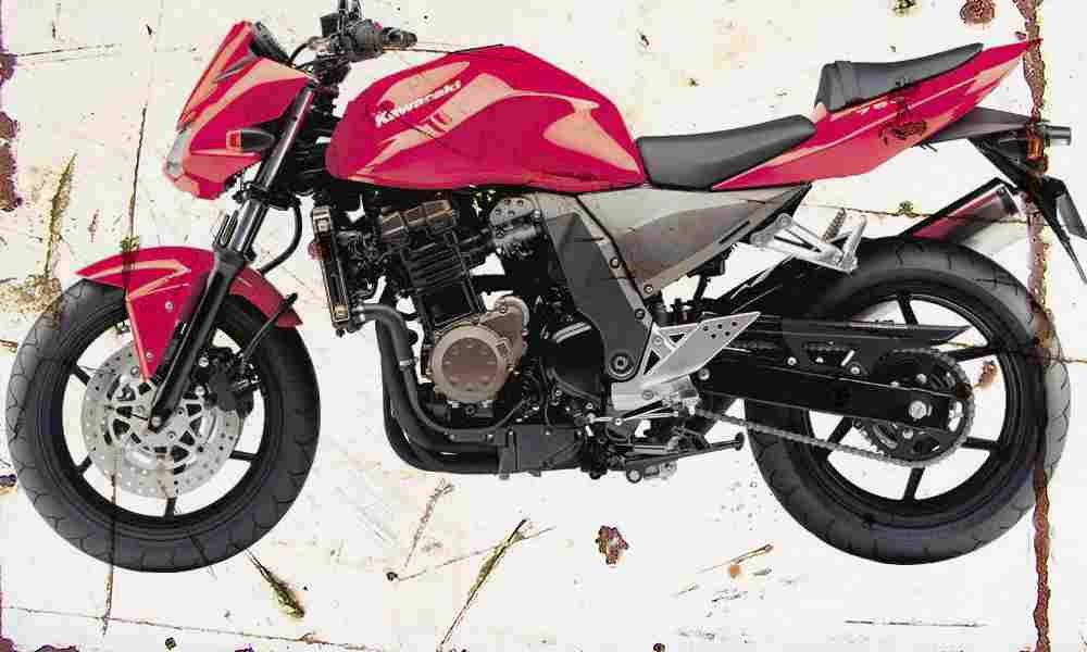 Kawasaki Z750 2004 Aged Vintage A4 Photo Print