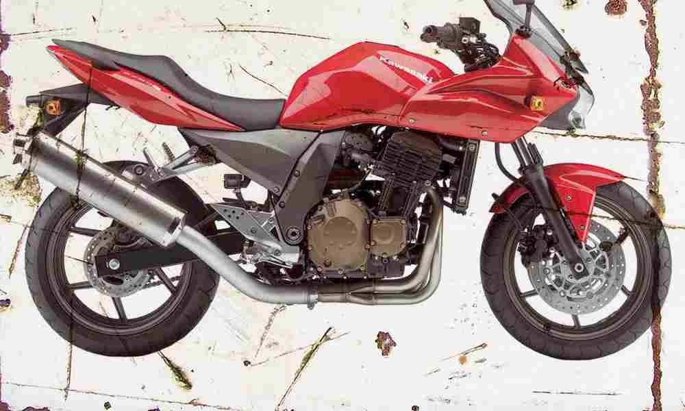 Kawasaki Z750S 2005 Aged Vintage A4 Photo Print