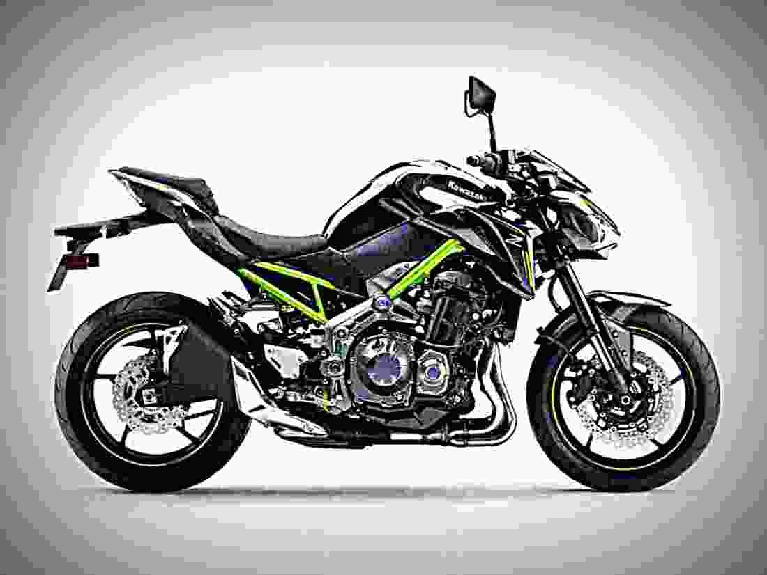 Kawasaki Z800 ABS 2017 1 motorbike A4 Photo Print