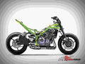 Kawasaki Z900 2017 3 motorbike A4 Photo Print