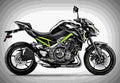 Kawasaki Z900 2017 4 motorbike A4 Photo Print