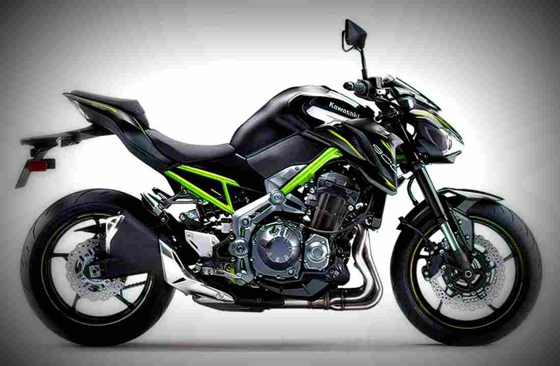 Kawasaki Z900 ABS 2019 4 motorbike A4 Photo Print