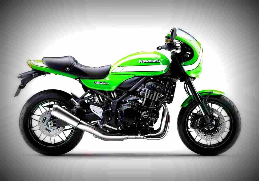 Kawasaki Z900RS Cafe 2018 2 motorbike A4 Photo Print