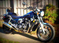 Kawasaki ZL 1000 (reduced effect) 1989 3 motorbike A4 Photo Print