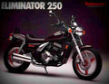 Kawasaki ZL 600 1989 1 motorbike A4 Photo Print