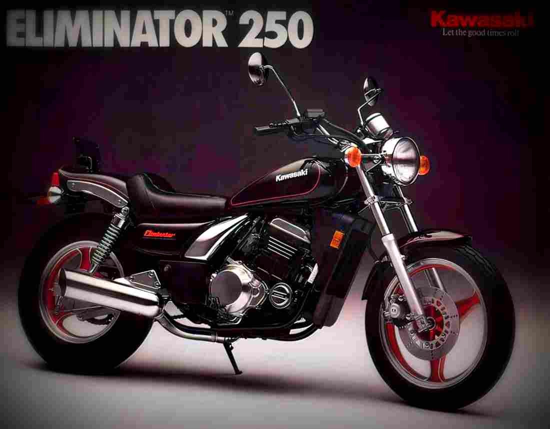 Kawasaki ZL 600 1989 1 motorbike A4 Photo Print