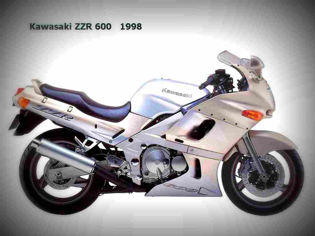 Kawasaki ZL 600 1989 3 motorbike A4 Photo Print