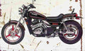 Kawasaki ZL250 Eliminator 1989 Aged Vintage A4 Photo Print