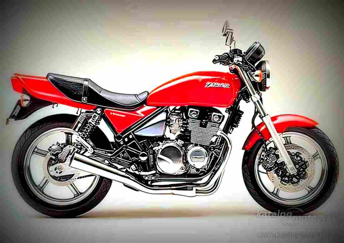 Kawasaki ZR 400 G 1990 2 motorbike A4 Photo Print