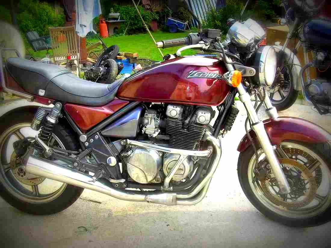 Kawasaki ZR 400 Zephyr 1993 2 motorbike A4 Photo Print