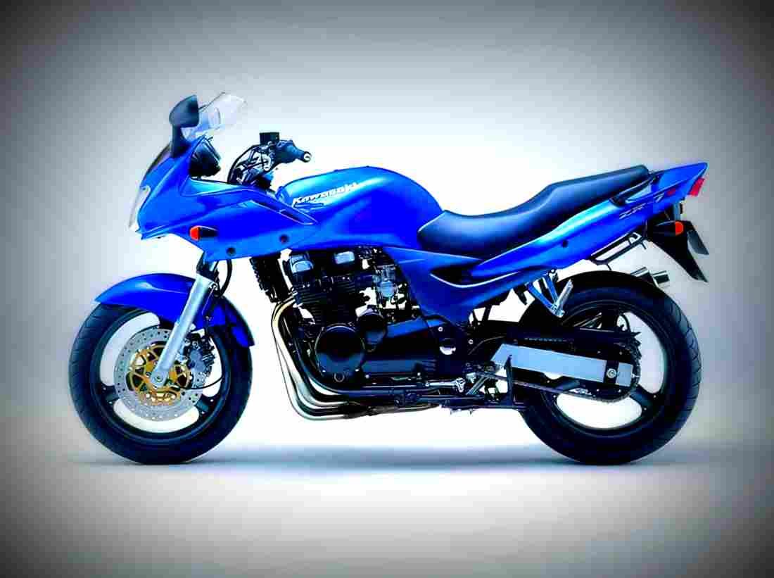 Kawasaki ZR 7 2001 3 motorbike A4 Photo Print