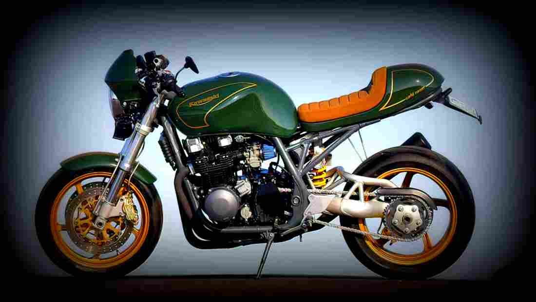 Kawasaki ZR 7 2003 4 motorbike A4 Photo Print