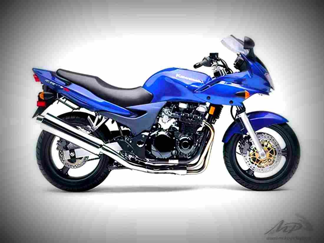Kawasaki ZR 7 S 2001 2 motorbike A4 Photo Print