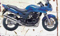Kawasaki ZR7S 2004 Aged Vintage A4 Photo Print