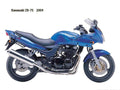 Kawasaki ZR7S 2004 motorbike A4 Photo Print