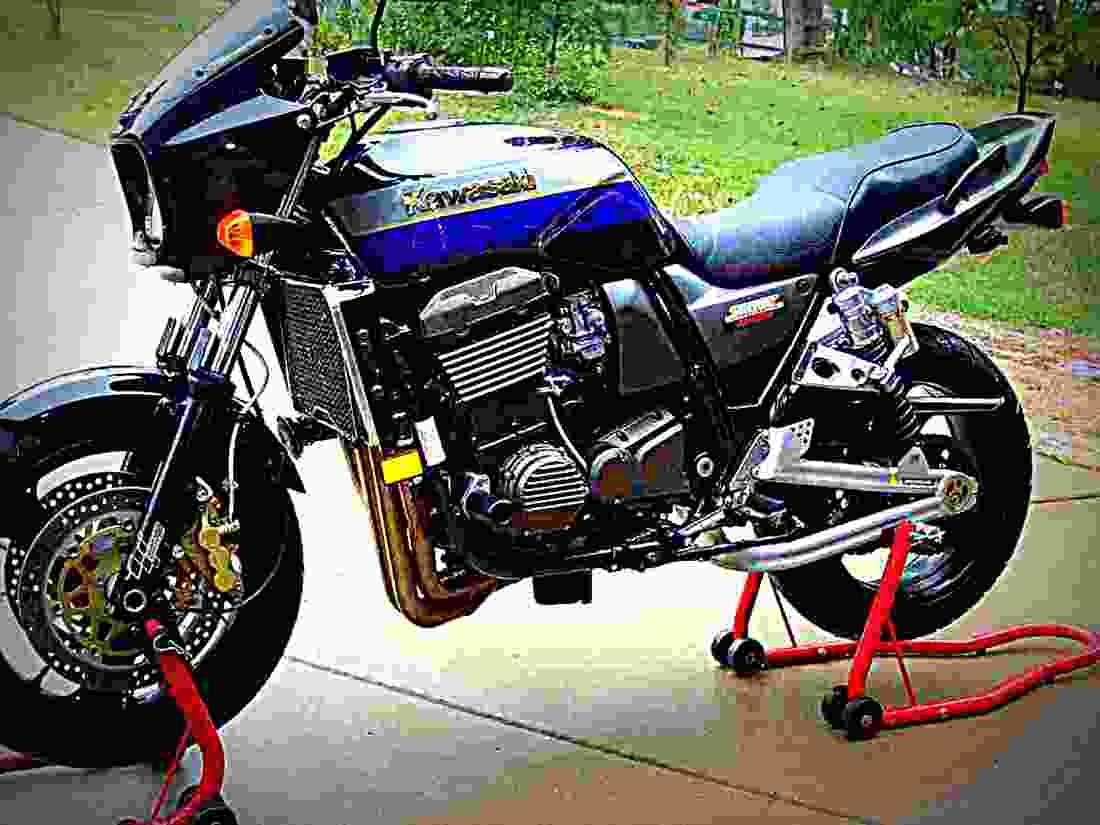 Kawasaki ZRX 1200 R 2001 1 motorbike A4 Photo Print