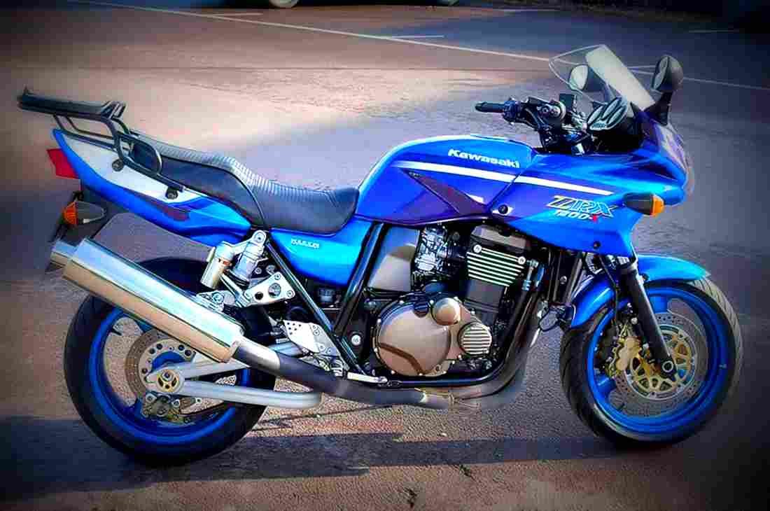 Kawasaki ZRX 1200 S 2001 2 motorbike A4 Photo Print