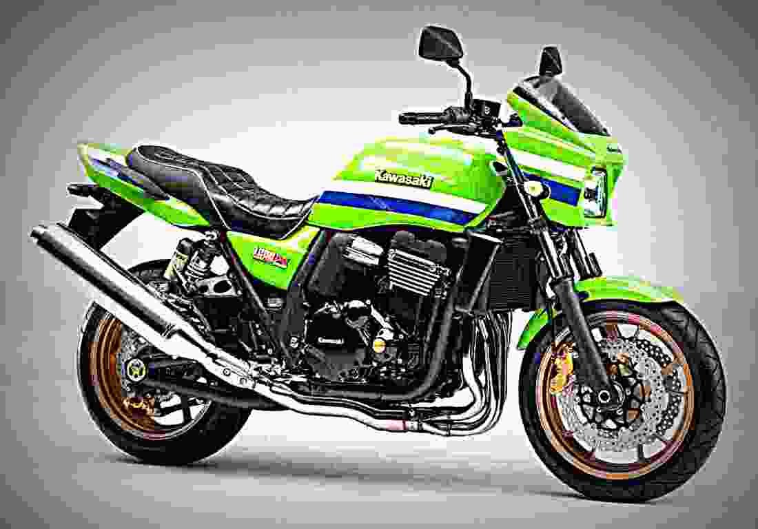 Kawasaki ZRX1200 DAEG 2017 1 motorbike A4 Photo Print