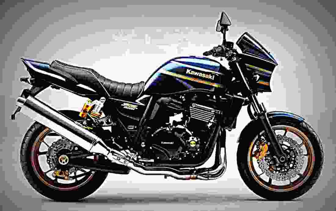 Kawasaki ZRX1200 DAEG 2017 4 motorbike A4 Photo Print