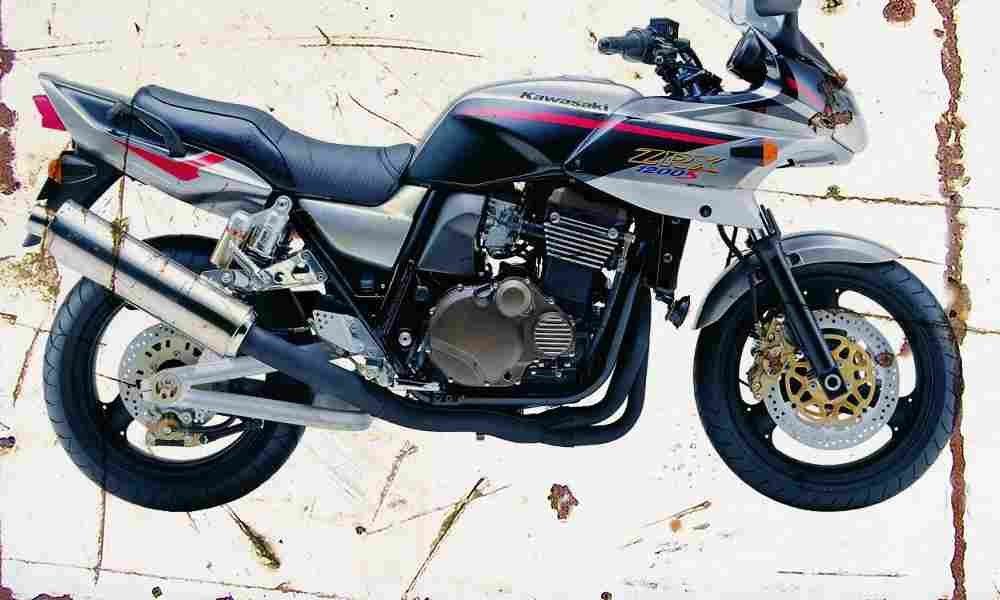 Kawasaki ZRX1200S 2001 Aged Vintage A4 Photo Print