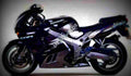 Kawasaki ZX 10 (reduced effect) 1989 1 motorbike A4 Photo Print