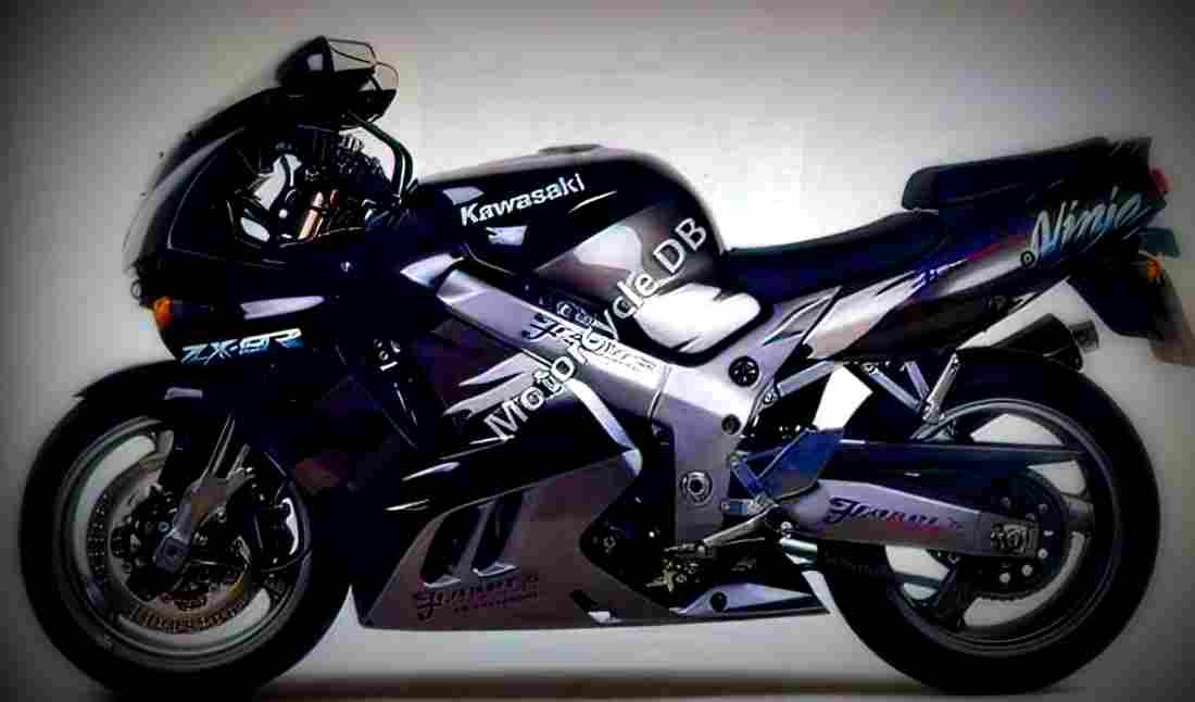 Kawasaki ZX 10 (reduced effect) 1989 1 motorbike A4 Photo Print