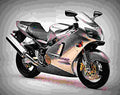 Kawasaki ZX 12R 2000 1 motorbike A4 Photo Print