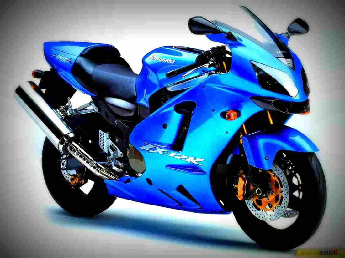 Kawasaki ZX 12R Ninja 2001 1 motorbike A4 Photo Print