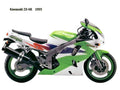 Kawasaki ZX 6R 1995 motorbike A4 Photo Print