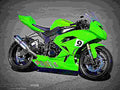 Kawasaki ZX 6R 2009 1 motorbike A4 Photo Print