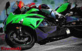 Kawasaki ZX 6R 2009 3 motorbike A4 Photo Print
