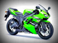 Kawasaki ZX 6R Ninja 2000 1 motorbike A4 Photo Print