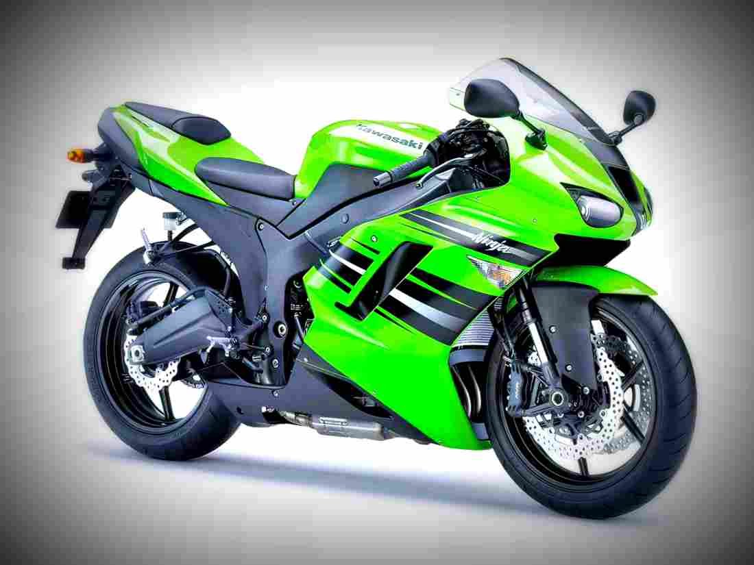Kawasaki ZX 6R Ninja 2000 1 motorbike A4 Photo Print