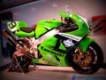Kawasaki ZX 7RR Ninja 1996 1 motorbike A4 Photo Print
