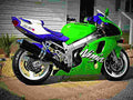 Kawasaki ZX 7RR Ninja 1998 6 motorbike A4 Photo Print