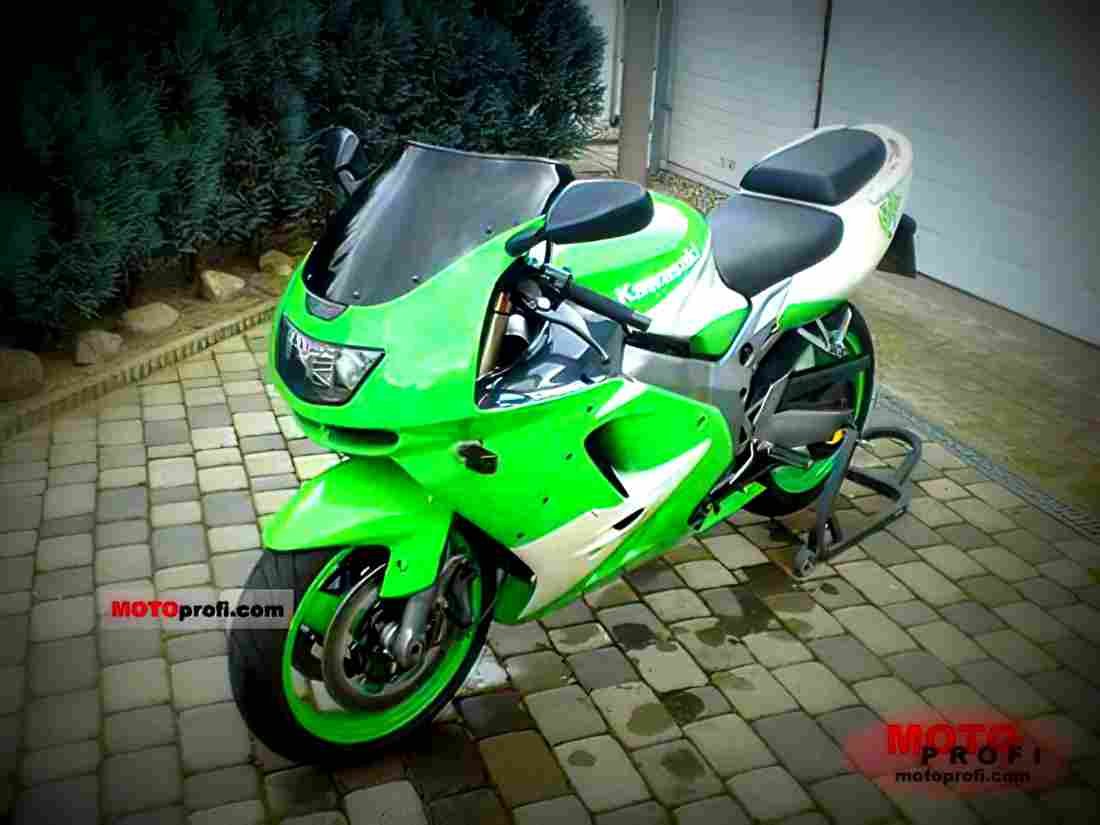 Kawasaki ZX 9R Ninja 1996 2 motorbike A4 Photo Print