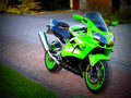 Kawasaki ZX 9R Ninja 2002 3 motorbike A4 Photo Print