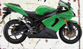 Kawasaki ZX6R 2005 Aged Vintage A4 Photo Print